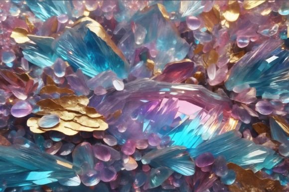 Angel Aura Quartz Background: Elevating Digital and Print Design with Ethereal Textures