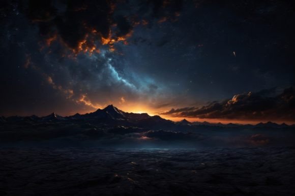 Black Sky Wallpaper for Designers