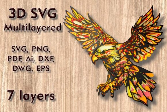 Creating Stunning 3D Eagle Wall Art: A Guide to Multilayer Laser Cutting Files