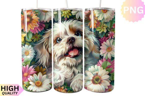 Elevate Designs with 3D Dog Tumbler Wraps