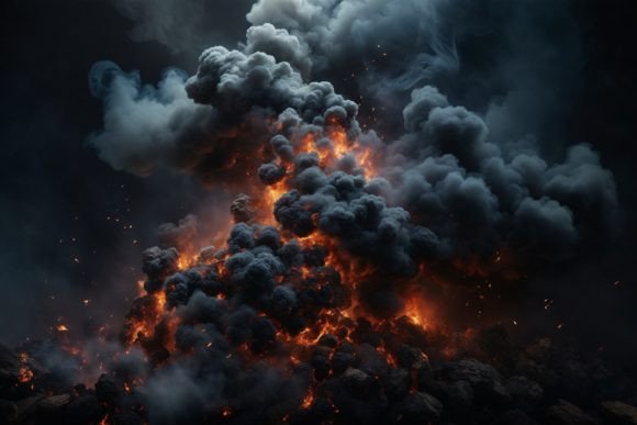 Elevating Visual Storytelling with High-Resolution Black Smoke Texture