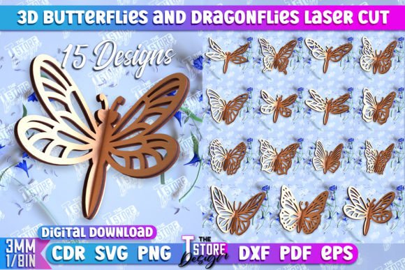 Integrating the 3D Dragonflies 3D Butterflies Bundle into Your Digital Fabrication Workflow