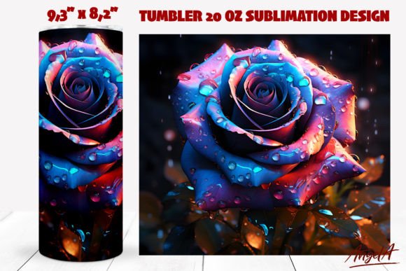Mastering Blue Rose Tumbler Wrap Sublimation for Professional Results