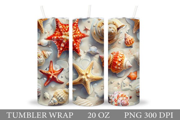 Mastering the 3D Starfish and Seashell Tumbler