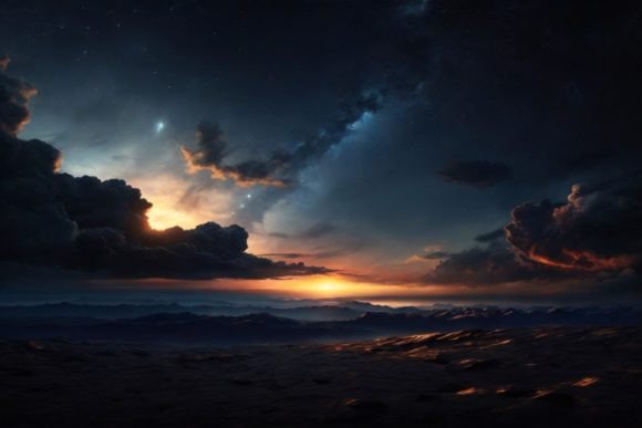 Mastering the Black Sky Background for Design