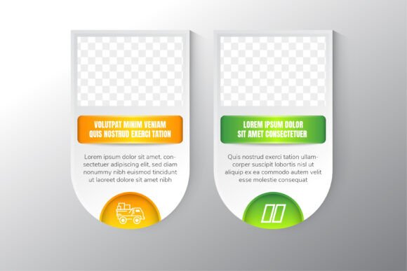 Mastering Visual Storytelling with the Four Photo Frame Infographic with Icon