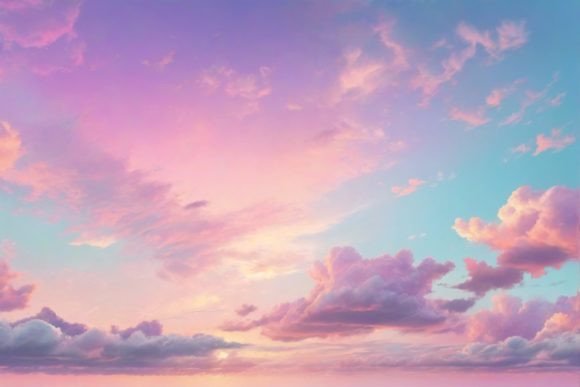 Pastel Sky: A Versatile Background for Modern Creative Projects