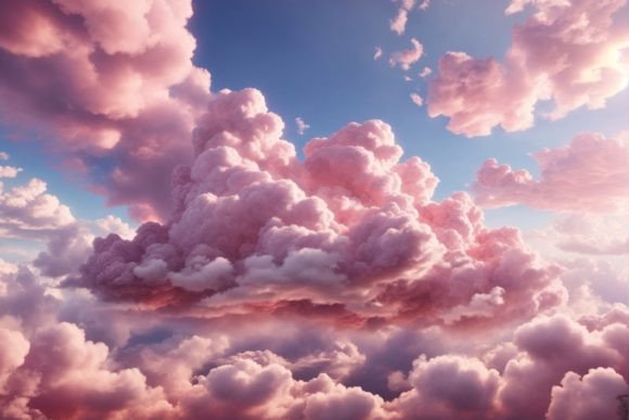 Pink Cloud Background: Creative Design Uses