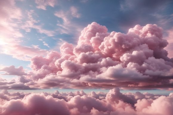 Pink Cloud Texture: Elevating Design with Soft, Dreamy Aesthetics