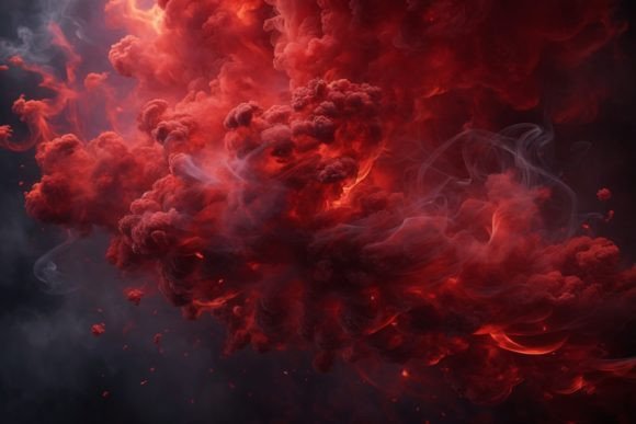 Red Smoke Background: A Versatile Asset for Designers and Creators