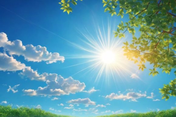 Spring Time Sky Backgrounds for Creative Projects