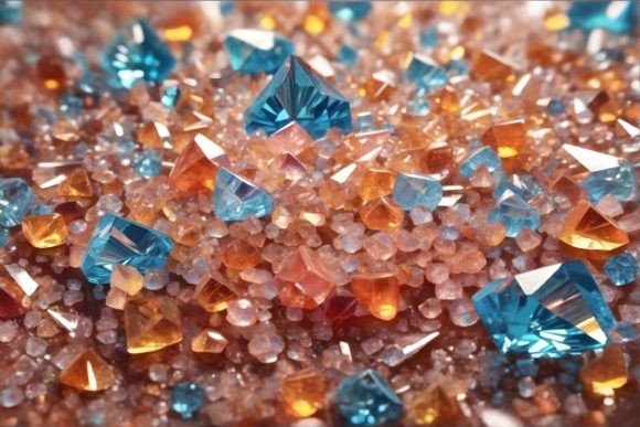 Sugar Crystals Background: A Strategic Asset for Visual Communication and Brand Positioning
