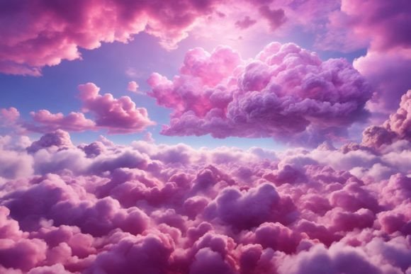 Unleashing Creativity with a High-Resolution Purple Clouds Background