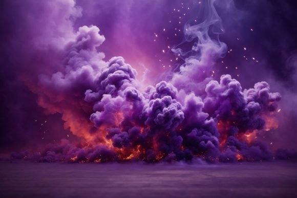 Unlocking Creative Potential with a Purple Smoke Background