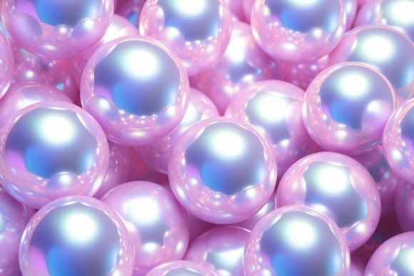 Unlocking the Potential of Holographic 3D Glossy Balls Backgrounds in Modern Design