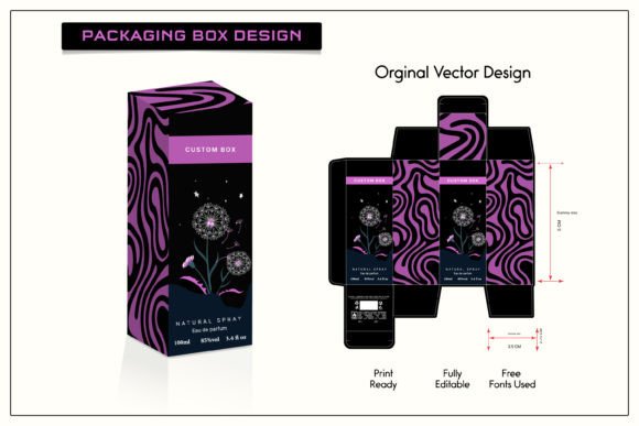 Versatile Packaging Box Design Solution: Elevating Brand Identity Through Digital Precision