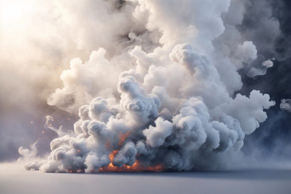 White Smoke Background: A Versatile Texture for Modern Design Projects
